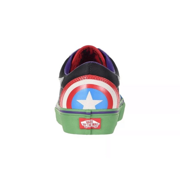 Vans marvel old skool avengers multi sneaker shoes - Picture 3 of 6
